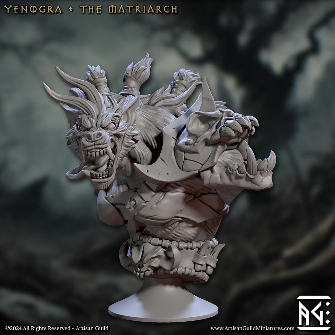 Yenogra the Matriarch Bust - Artisan Guild