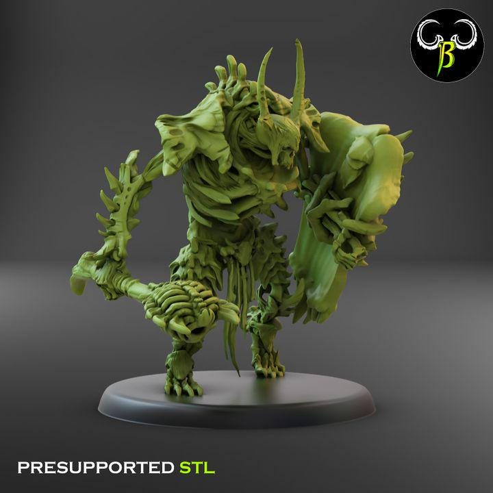 Marrow Construct, Shield Squad B (3 Variants Available) - Clay Beast Creations