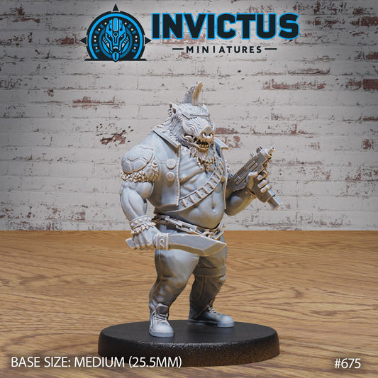 Boar Bandit (3 Variants Available) - Invictus Miniatures
