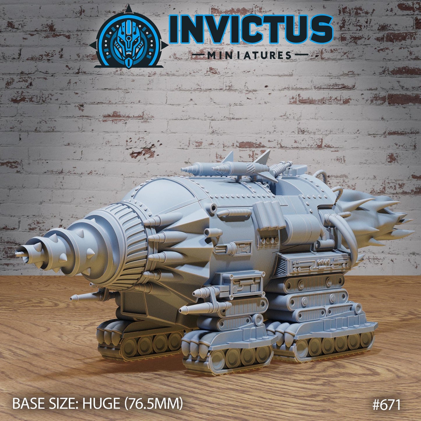 Giant Drill Machines (2 Variants Available) - Invictus Miniatures