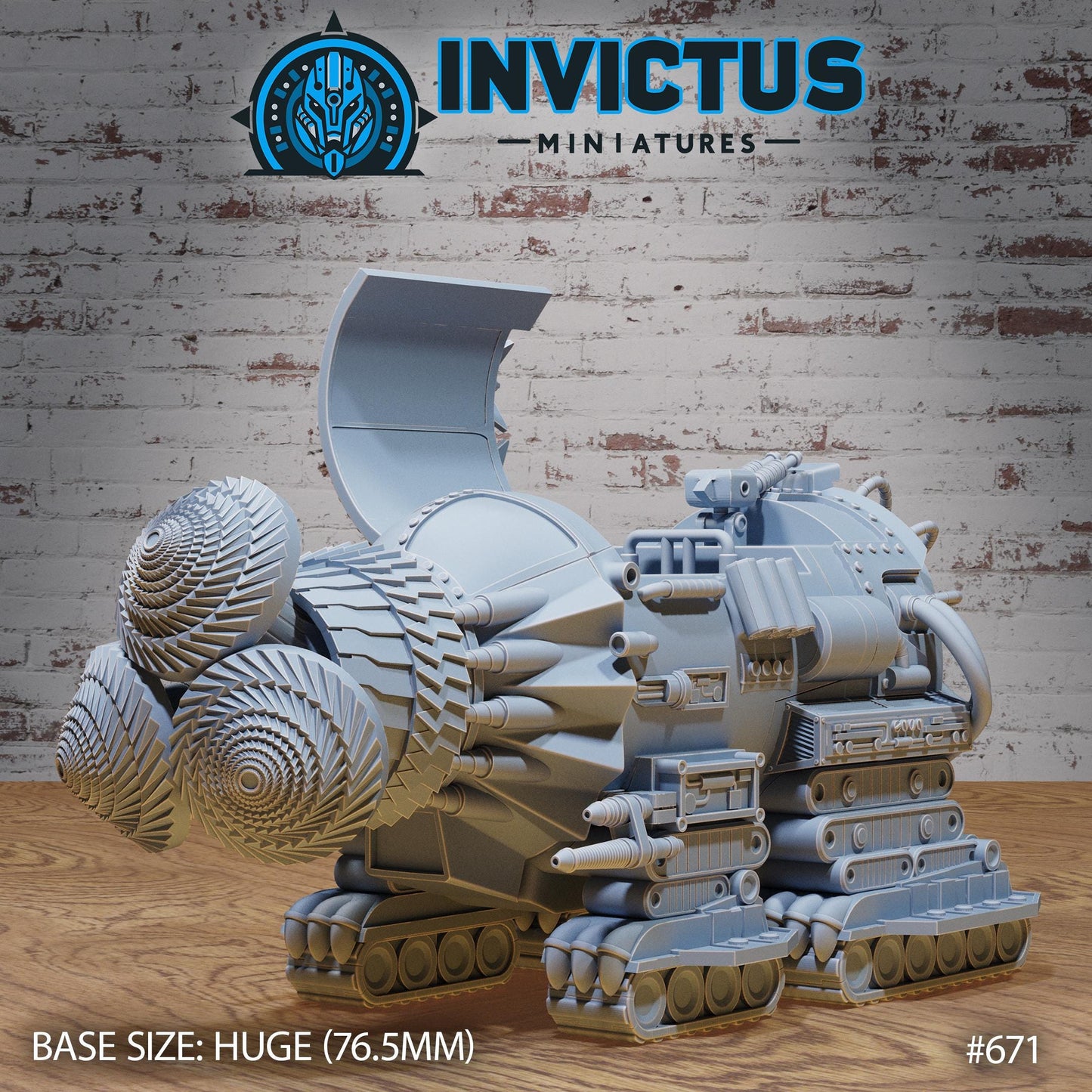 Giant Drill Machines (2 Variants Available) - Invictus Miniatures