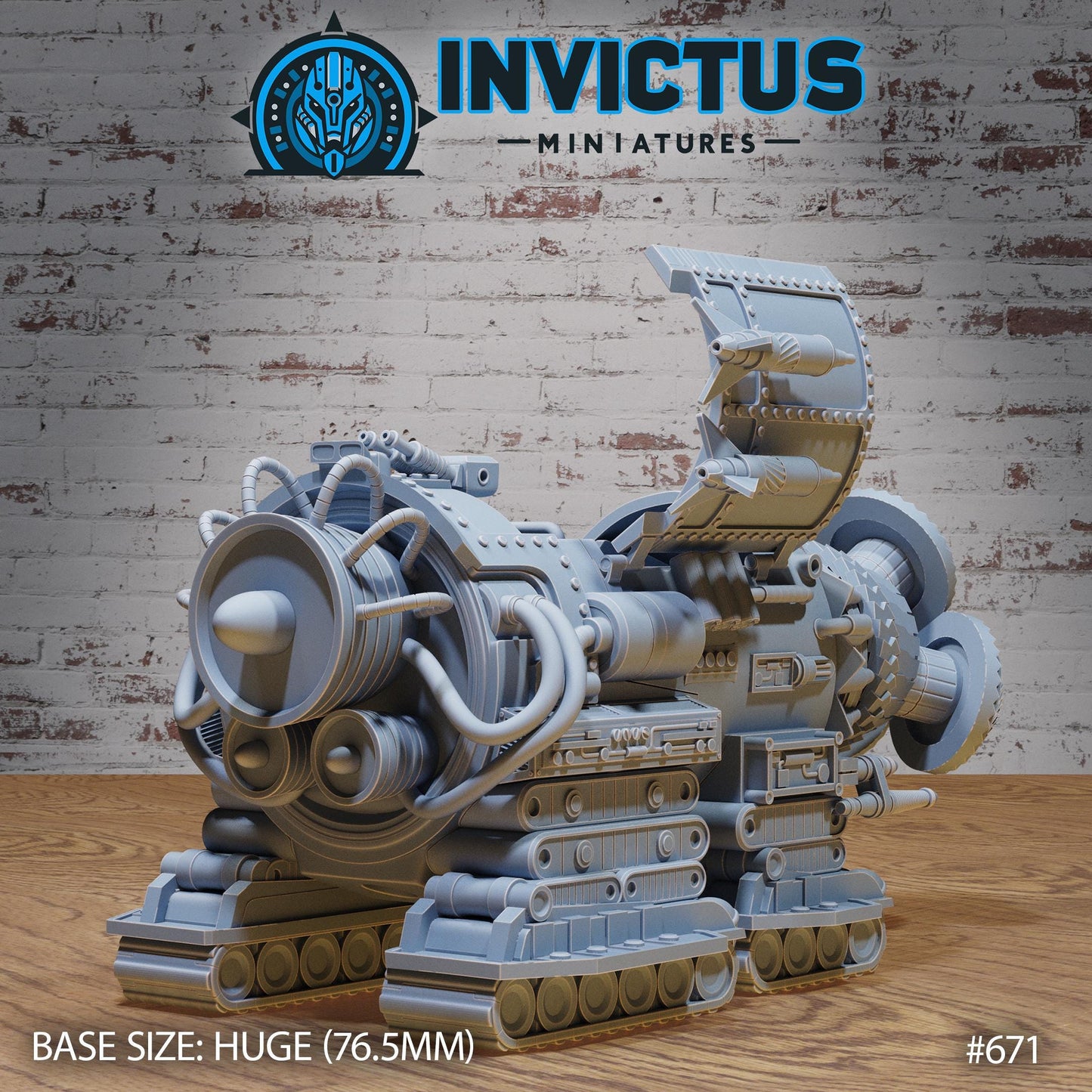 Giant Drill Machines (2 Variants Available) - Invictus Miniatures