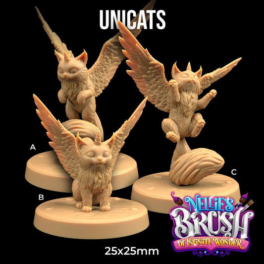 Unicats, Unicorn Kittens (3 Variants Available) - Dragon Trapper's Lodge