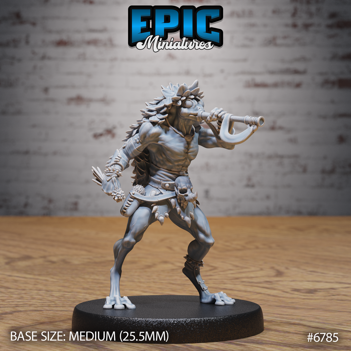 Frog Folk Hunters with Leaf Cloaks (3 Variants Available) - Epic Miniatures