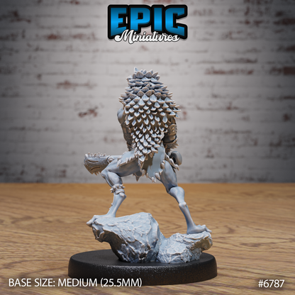 Frog Folk Hunters with Leaf Cloaks (3 Variants Available) - Epic Miniatures