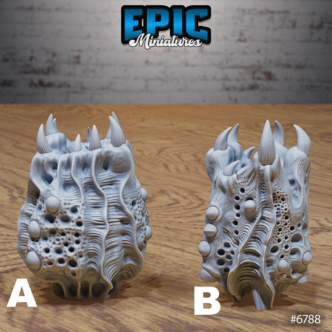 Void Scatter, Plants and Idols Terrain Set (8 Variants Available) - Epic Miniatures