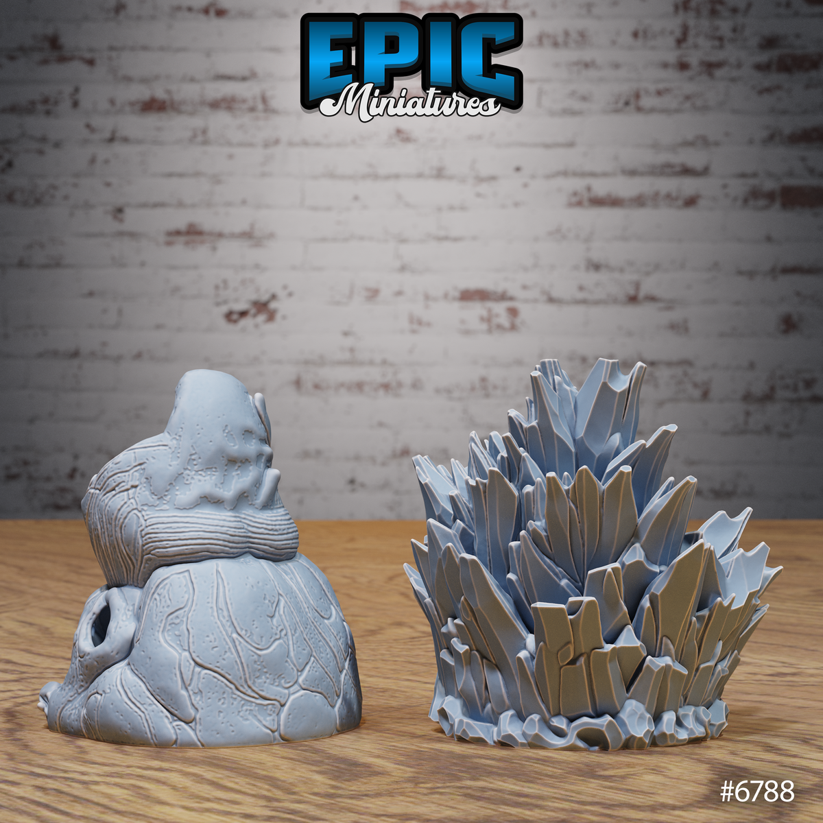 Void Scatter, Plants and Idols Terrain Set (8 Variants Available) - Epic Miniatures