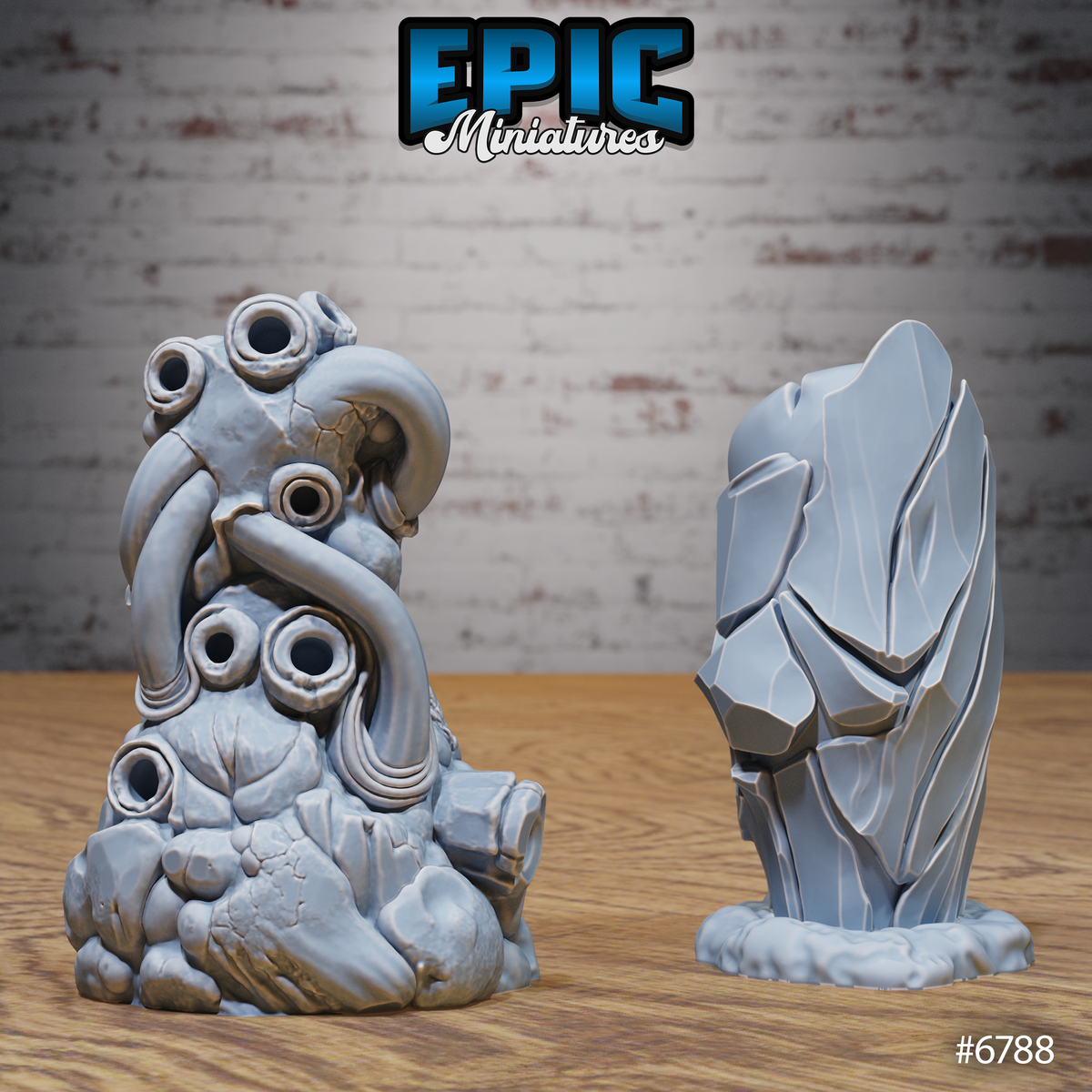 Void Scatter, Plants and Idols Terrain Set (8 Variants Available) - Epic Miniatures