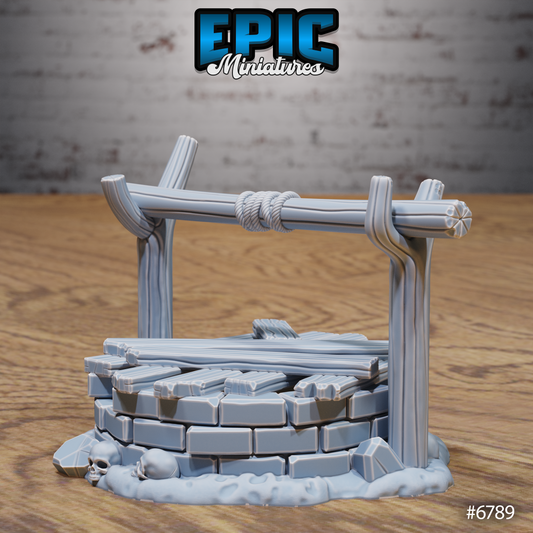 Void Environment, Wells and Fountains Terrain Set (8 Variants Available) - Epic Miniatures