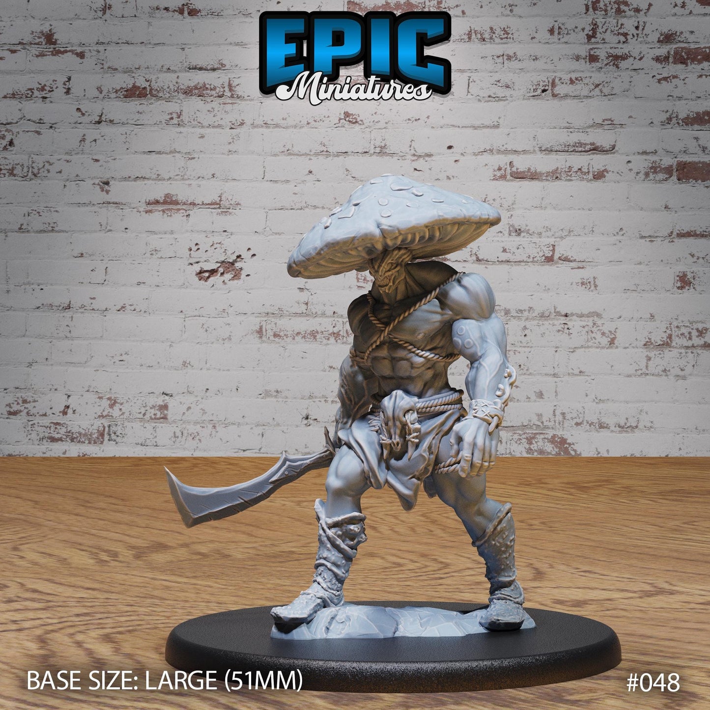 Mushroom Folk Barbarians (3 Variants Available) - Epic Miniatures