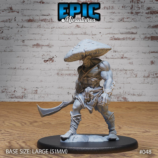 Mushroom Folk Barbarians (3 Variants Available) - Epic Miniatures