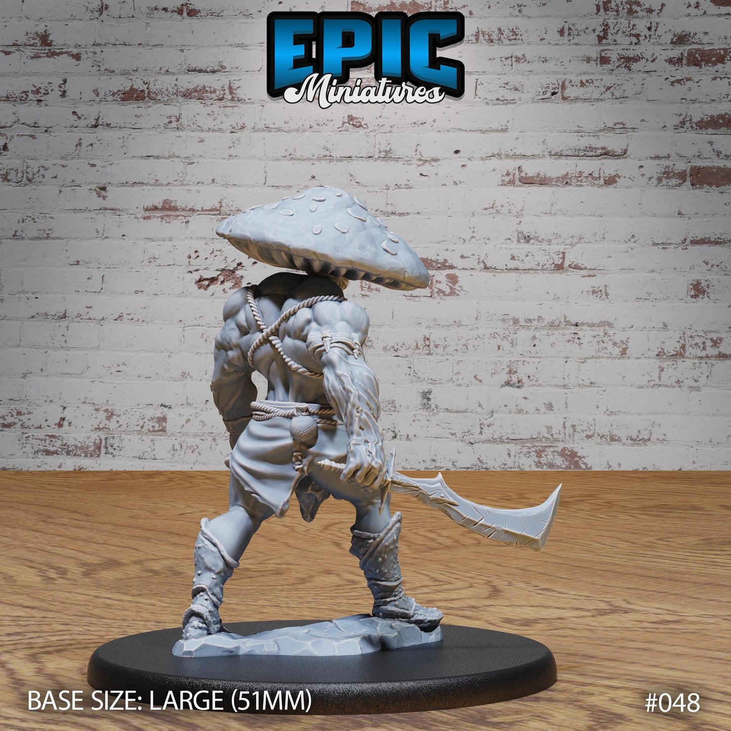 Mushroom Folk Barbarians (3 Variants Available) - Epic Miniatures