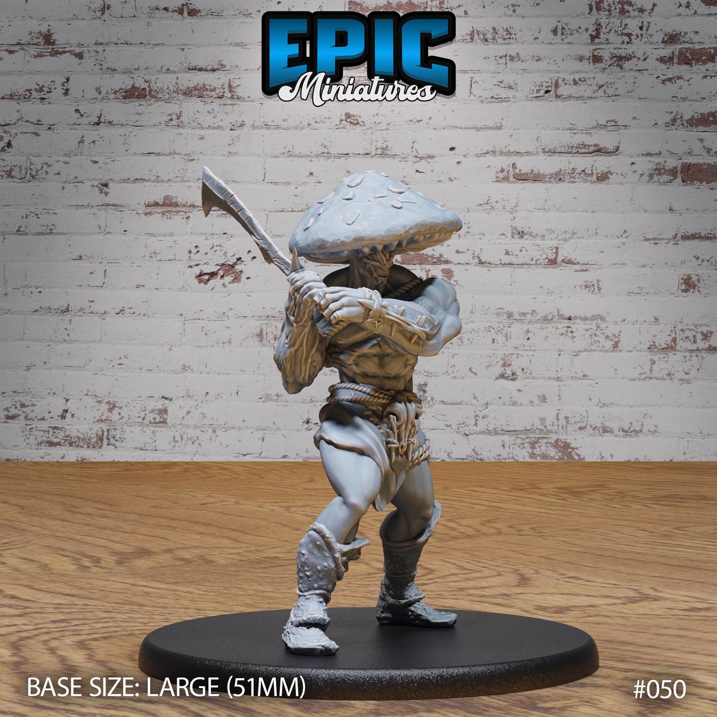 Mushroom Folk Barbarians (3 Variants Available) - Epic Miniatures