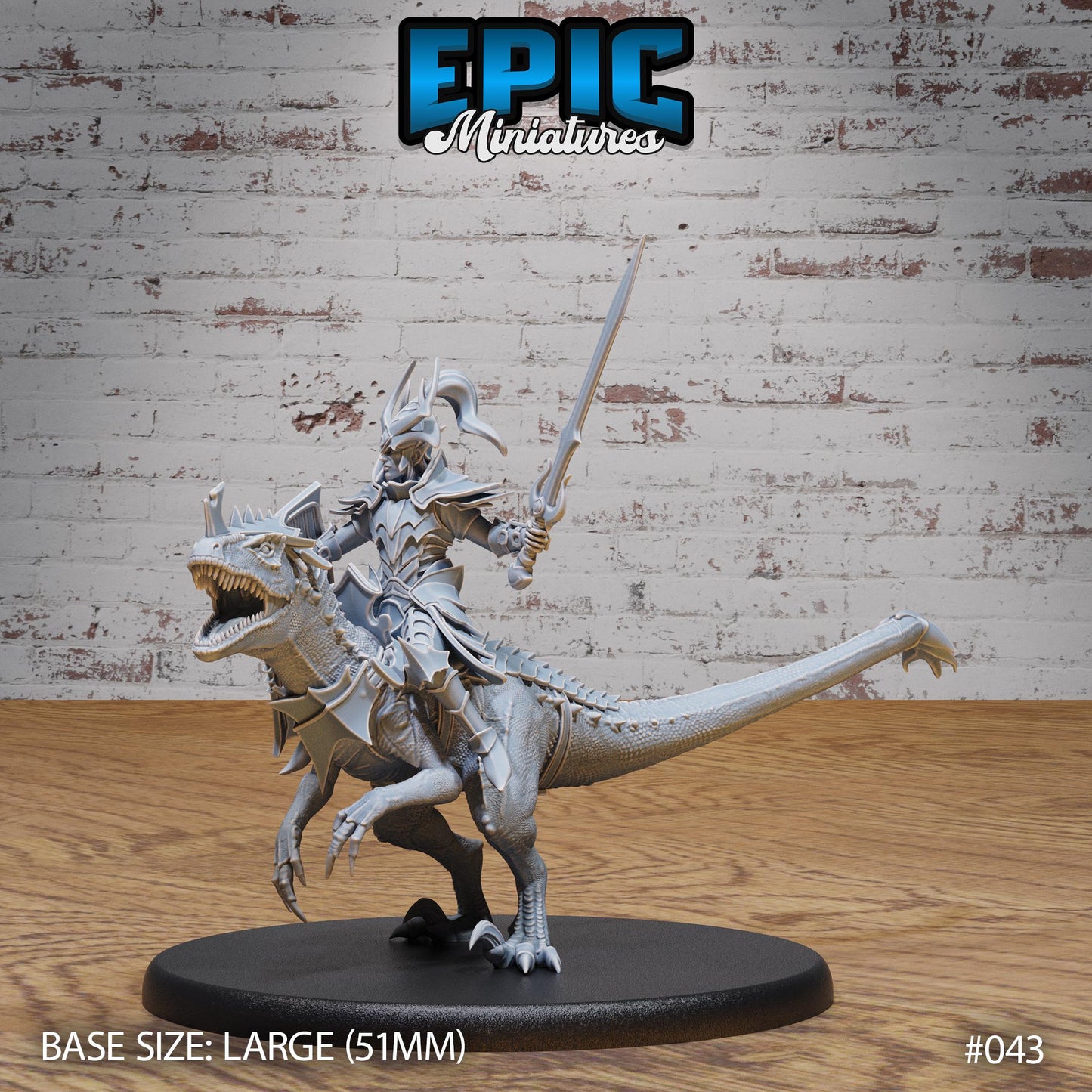 Dark Elf Raptor Rider - Epic Miniatures