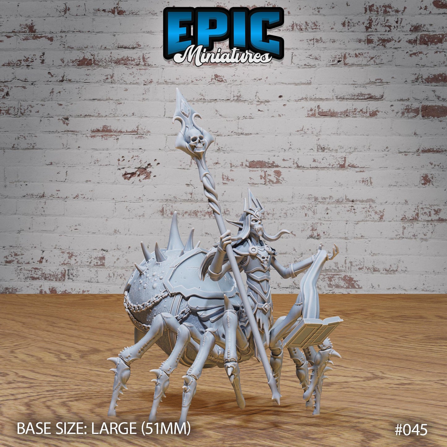 Drider Lich Lord (4 Variants Available) - Epic Miniatures