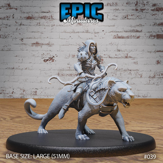 Black Panther Mount (2 Variants Available) - Epic Miniatures