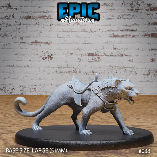 Black Panther Mount (2 Variants Available) - Epic Miniatures