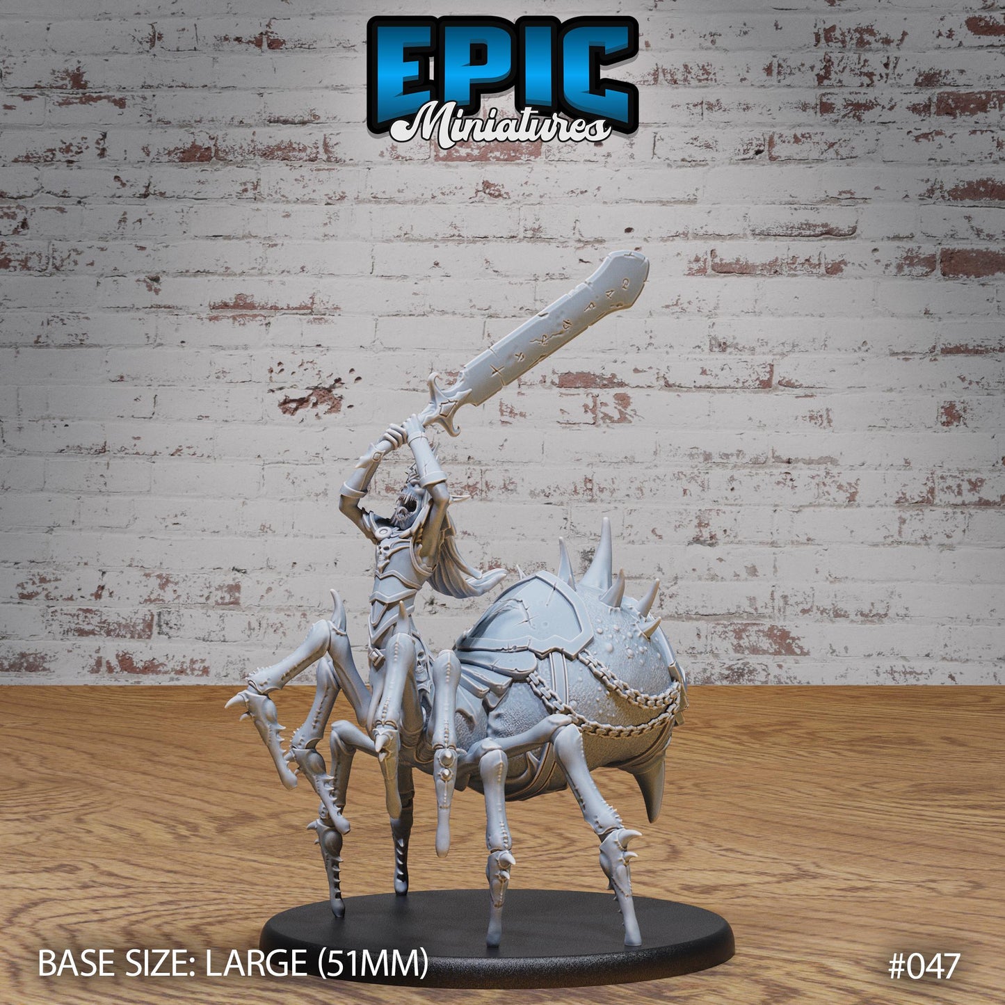 Drider Lich Lord (4 Variants Available) - Epic Miniatures