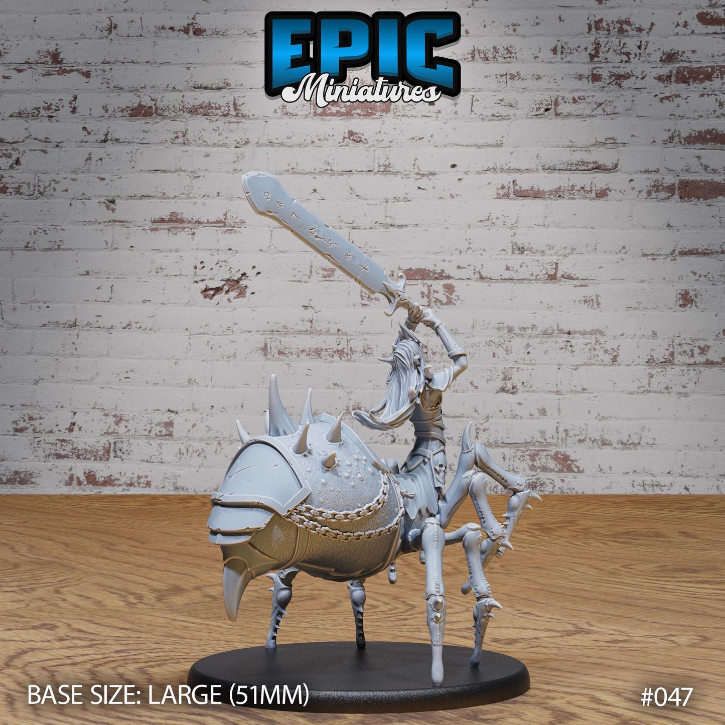 Drider Lich Lord (4 Variants Available) - Epic Miniatures