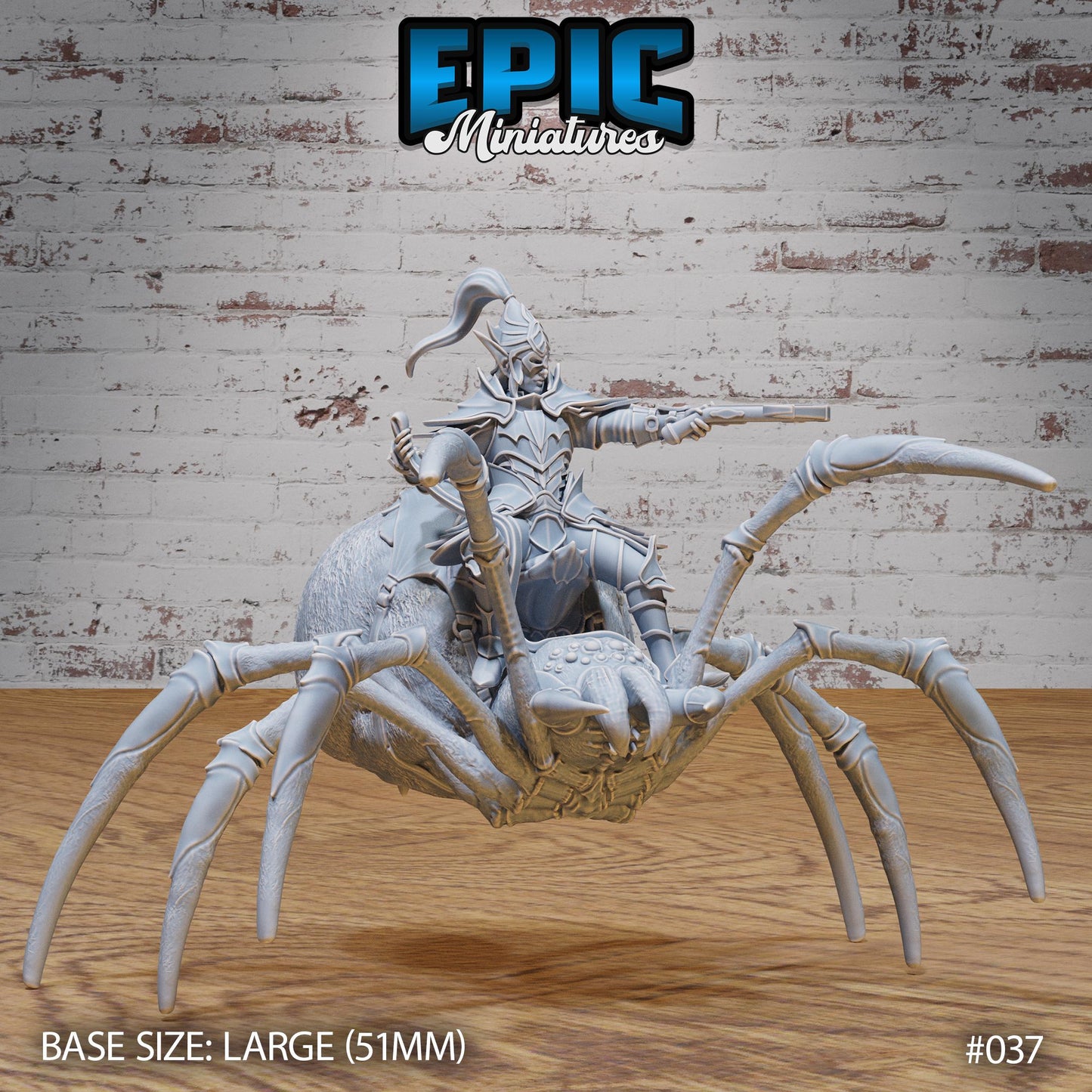 Dark Elf Spider Rider (2 Variants Available) - Epic Miniatures