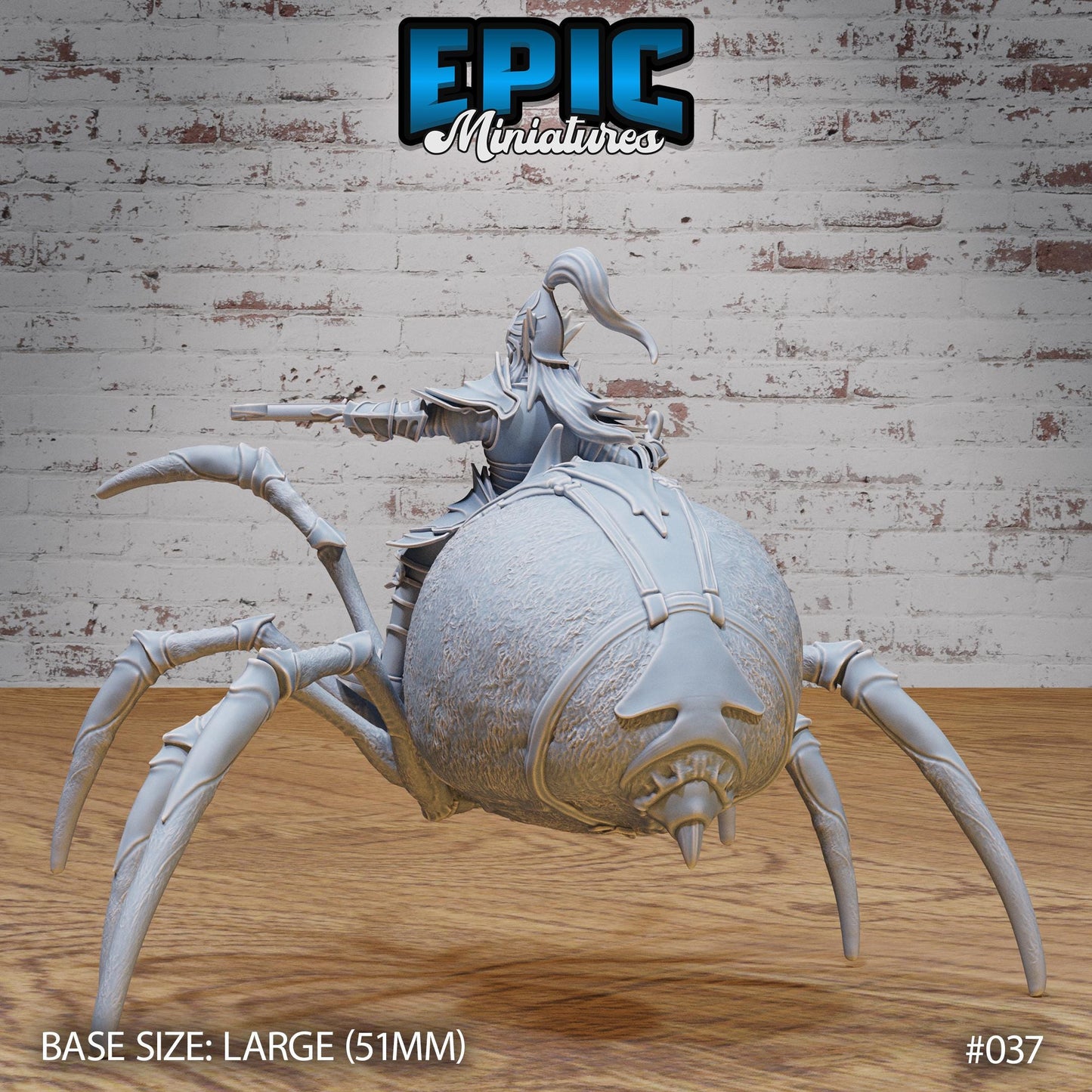 Dark Elf Spider Rider (2 Variants Available) - Epic Miniatures