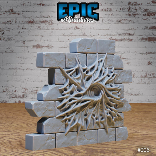 Underdark Walls, Terrain Pieces (5 Variants Available) - Epic Miniatures