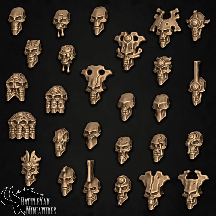 Reborn Legionnaire Heads, Customisation Pack - 28mm Scale (27 Variants Available) - Battle Yak