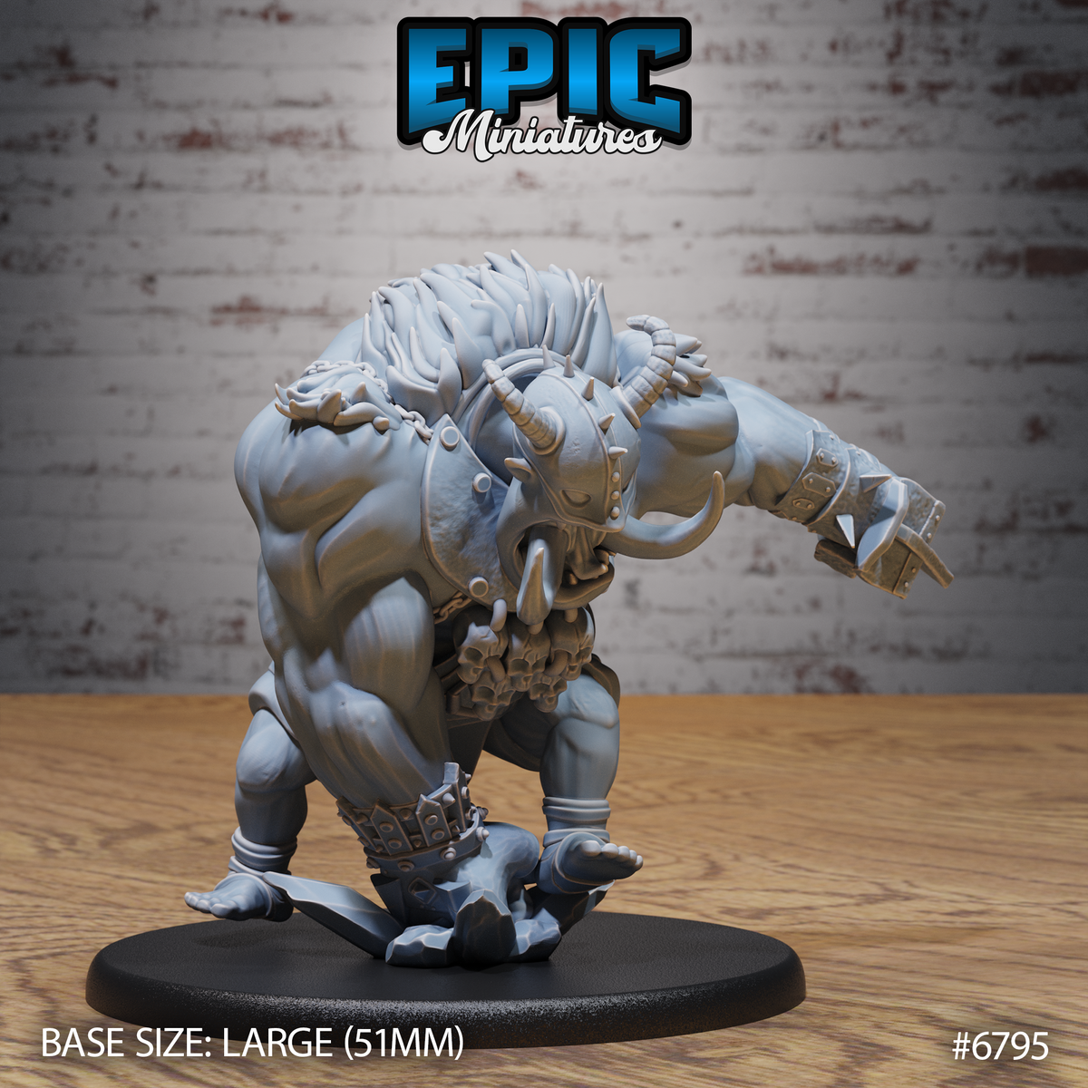 Chaos Troll (3 Variants Available) - Epic Miniatures
