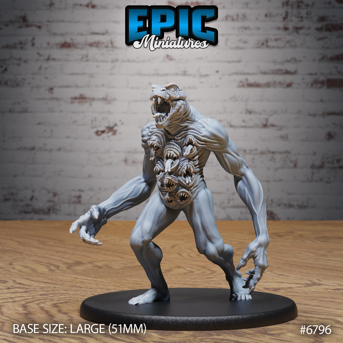 Spawn of Yig, Mutated Snake Folk (3 Variants Available) - Epic Miniatures