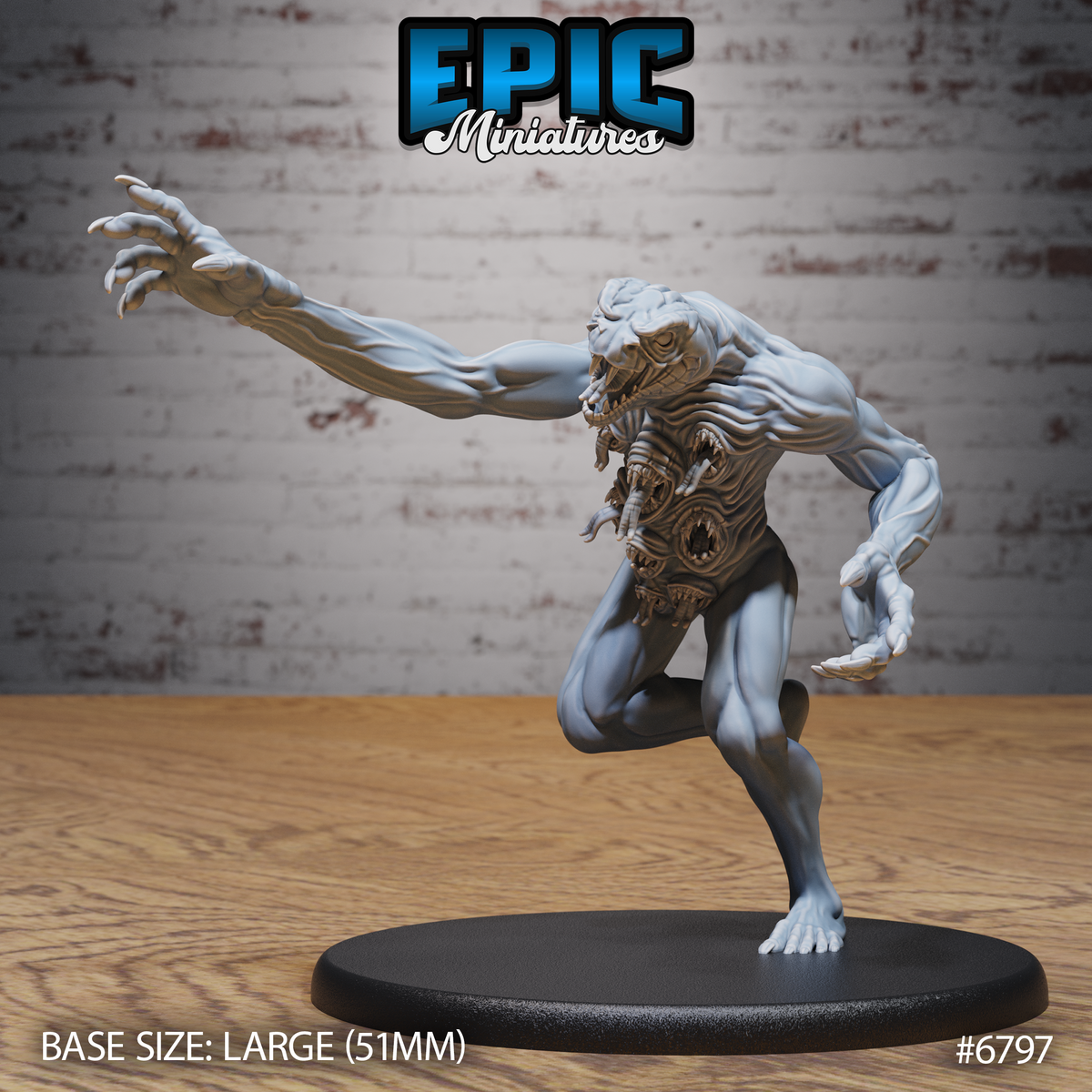 Spawn of Yig, Mutated Snake Folk (3 Variants Available) - Epic Miniatures