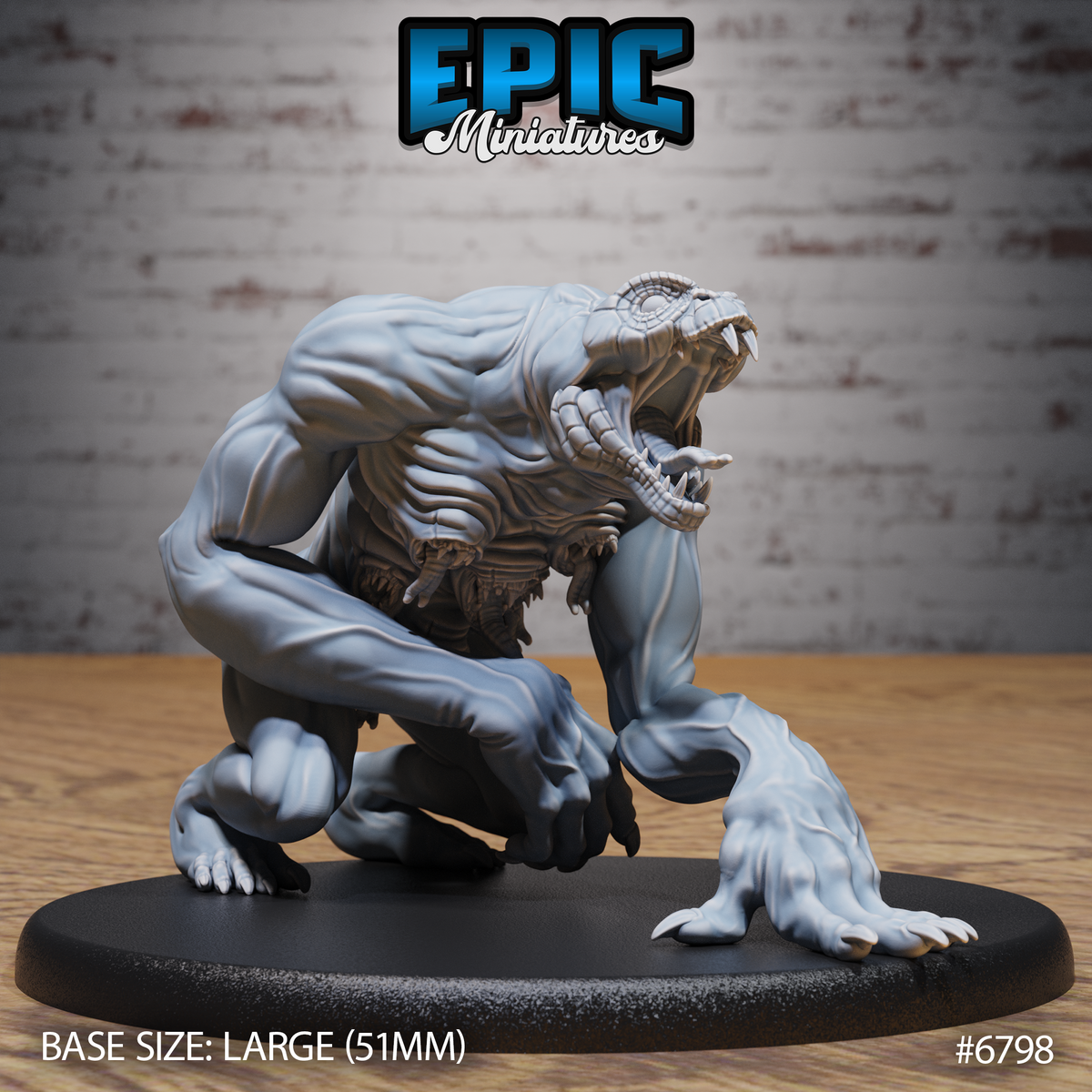 Spawn of Yig, Mutated Snake Folk (3 Variants Available) - Epic Miniatures