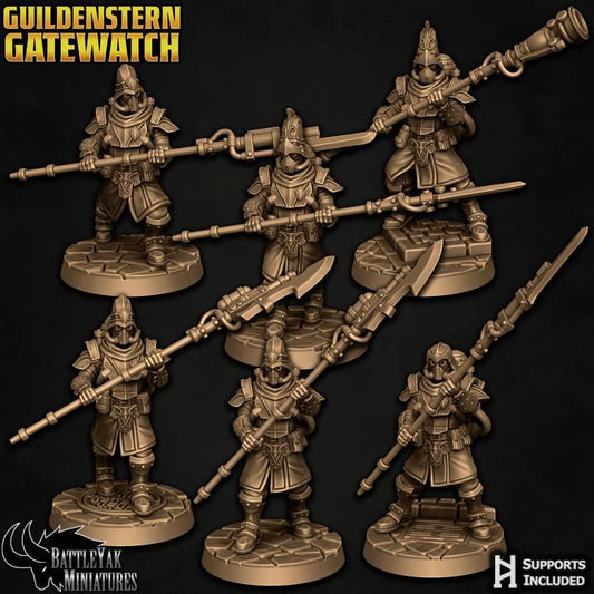 Gatewatch Officers, Long Weapons (6 Variants Available) - Battle Yak