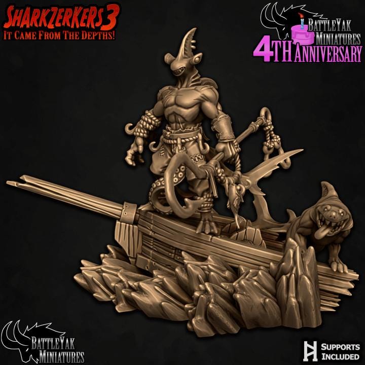 Blotch Darkwater, Diorama - Battle Yak