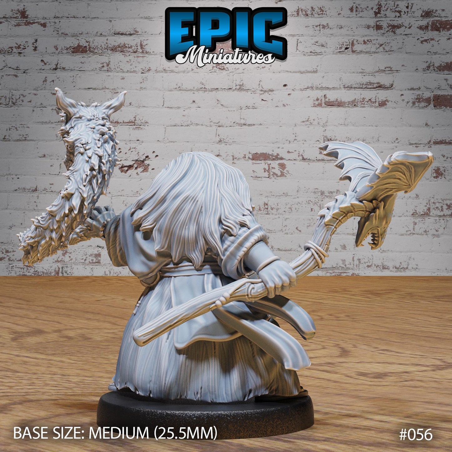 Elemental Magic Dwarf (3 Variants Available) - Epic Miniatures