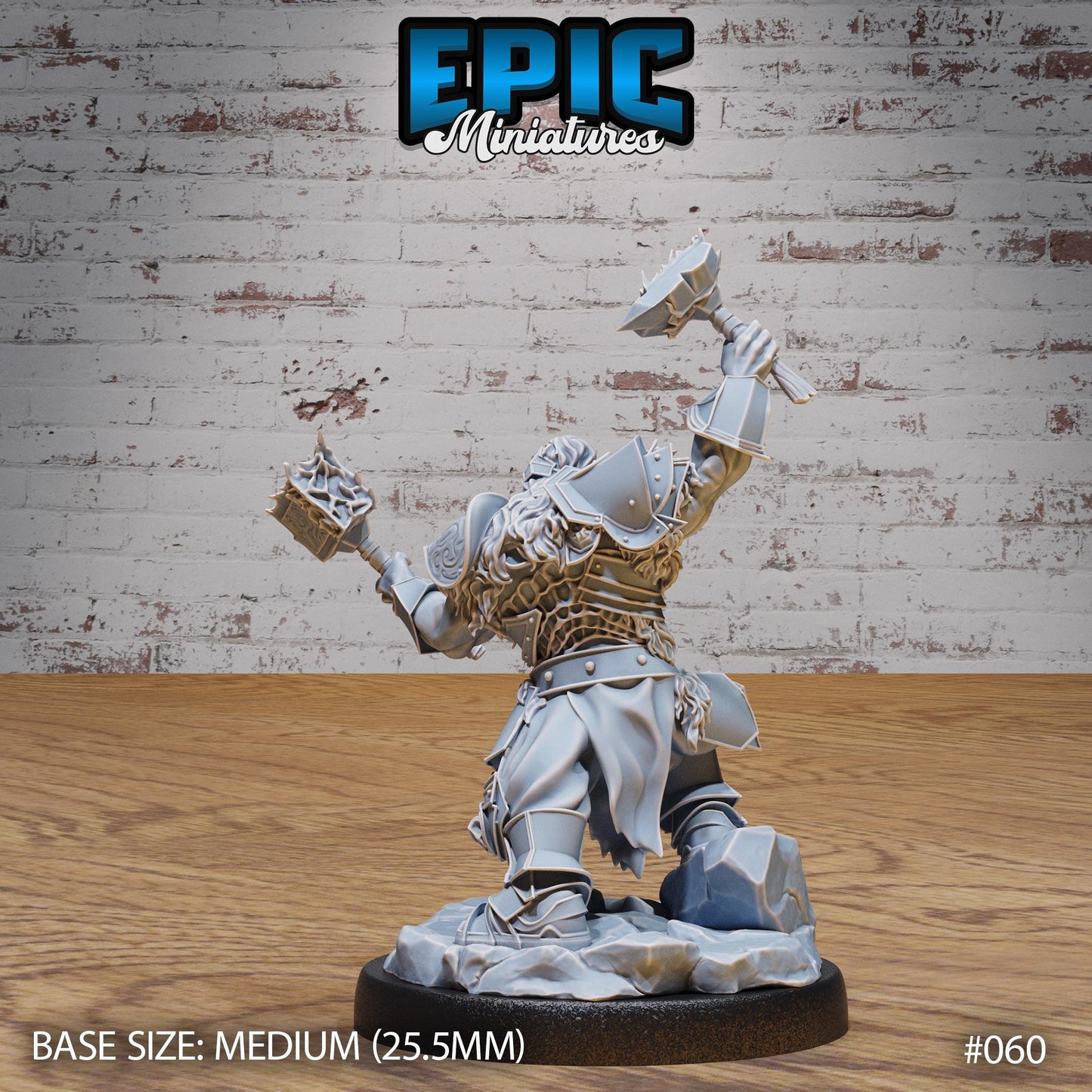 Royal Dwarf (3 Variants Available) - Epic Miniatures