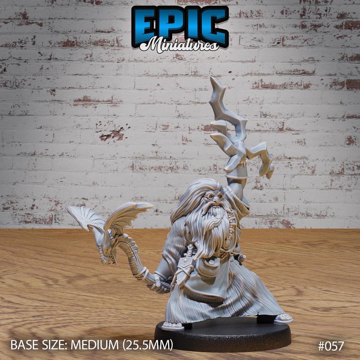 Elemental Magic Dwarf (3 Variants Available) - Epic Miniatures