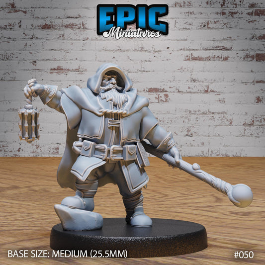 Summoner Dwarf (3 Variants Available) - Epic Miniatures