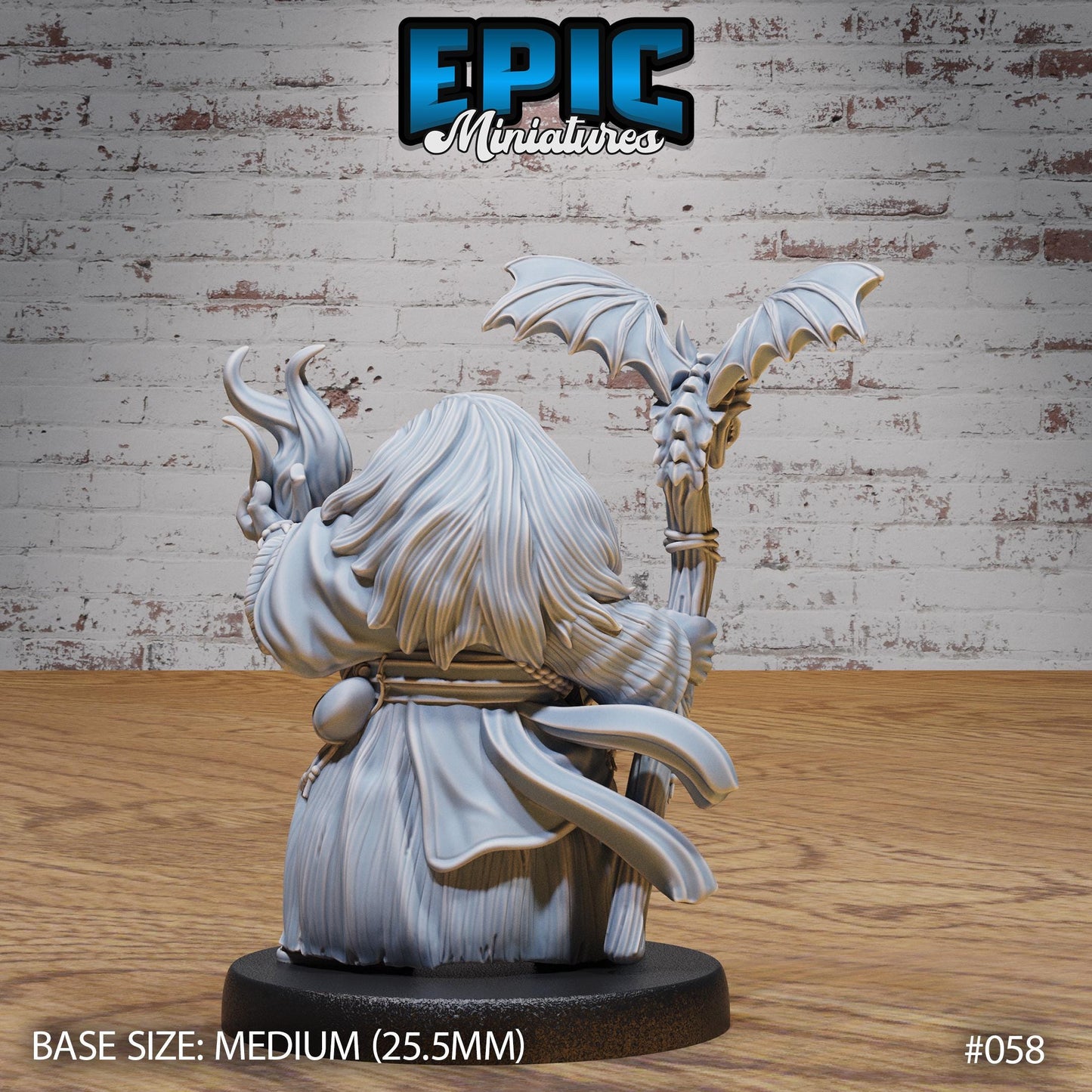 Elemental Magic Dwarf (3 Variants Available) - Epic Miniatures