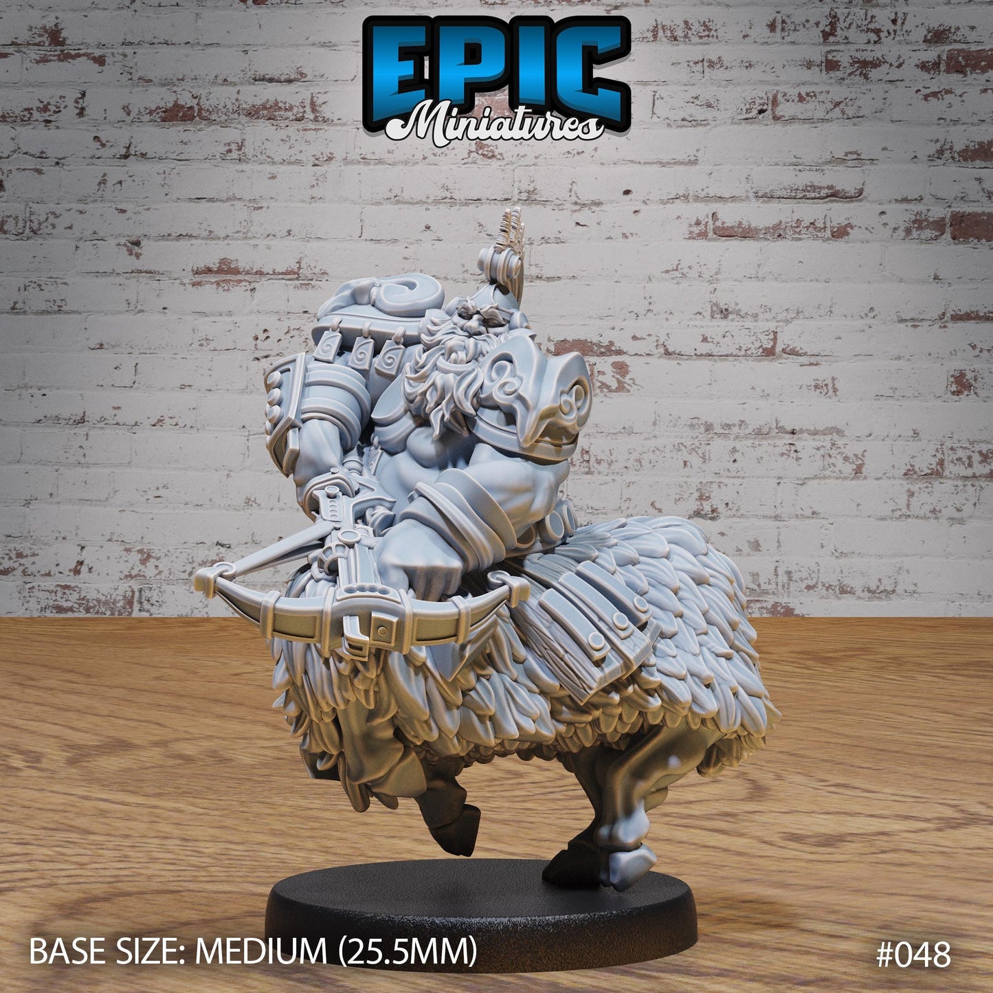 Goat Centaur Dwarf (3 Variants Available) - Epic Miniatures