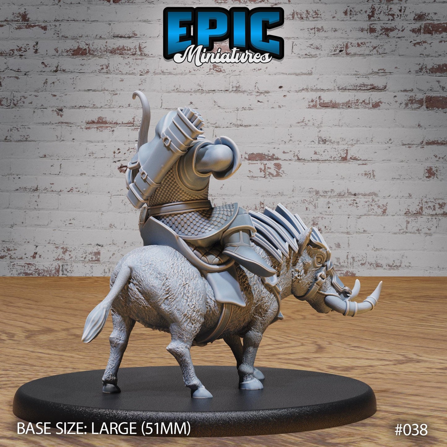 Dwarf Army Warthog Riders (2 Variants Available) - Epic Miniatures