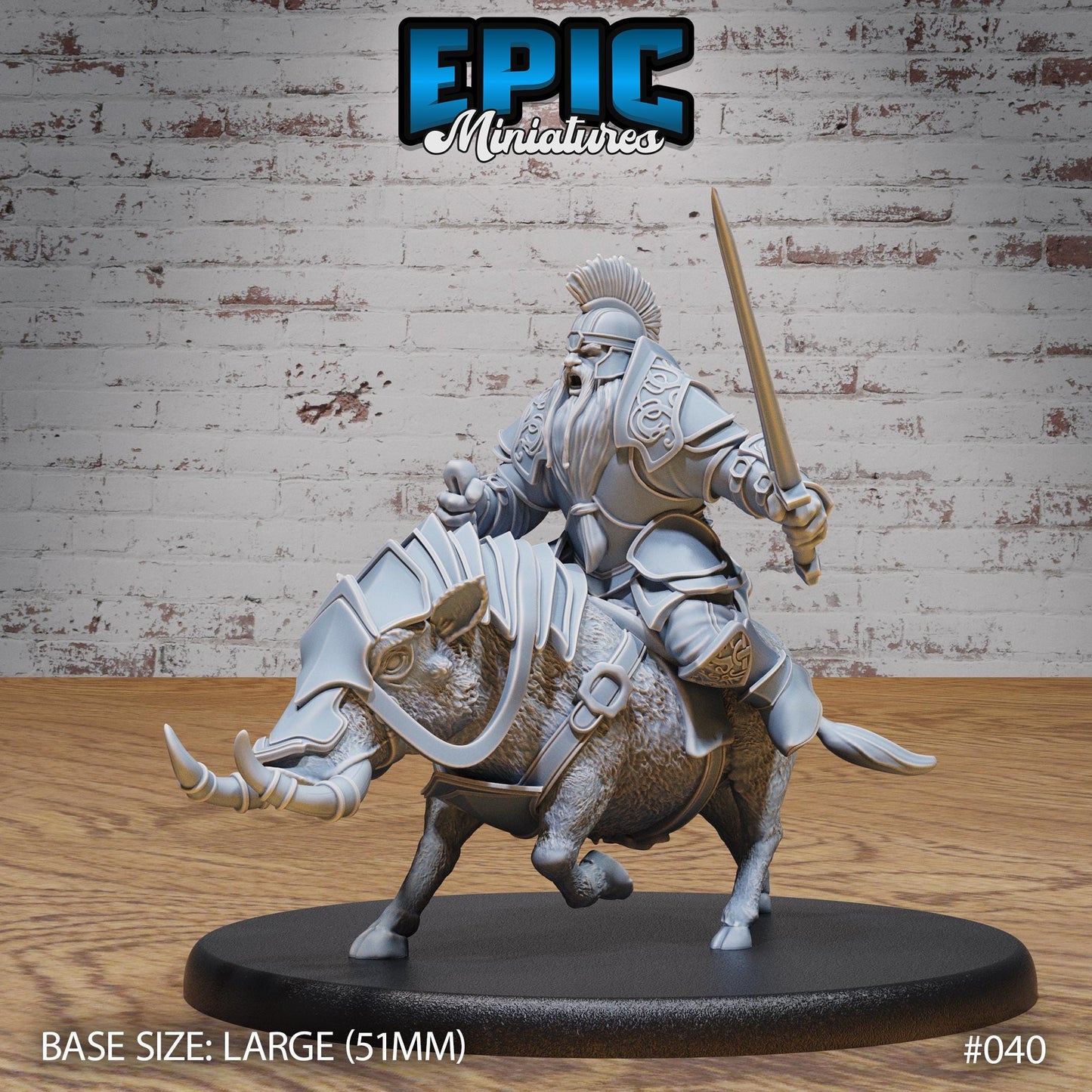 Dwarf Army Warthog Riders (2 Variants Available) - Epic Miniatures