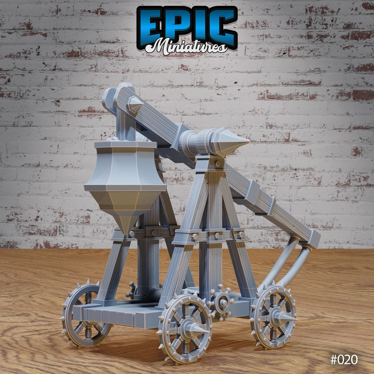 Dwarf Trebuchet and Cannoneer (2 Variants Available) - Epic Miniatures