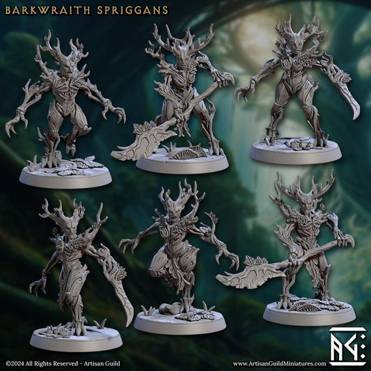 Barkwraith Spriggans, Set 1 (6 Variants Available) - Artisan Guild
