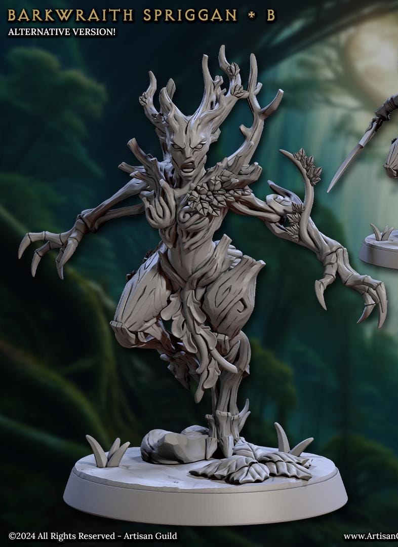 Barkwraith Spriggans, Set 1 (6 Variants Available) - Artisan Guild