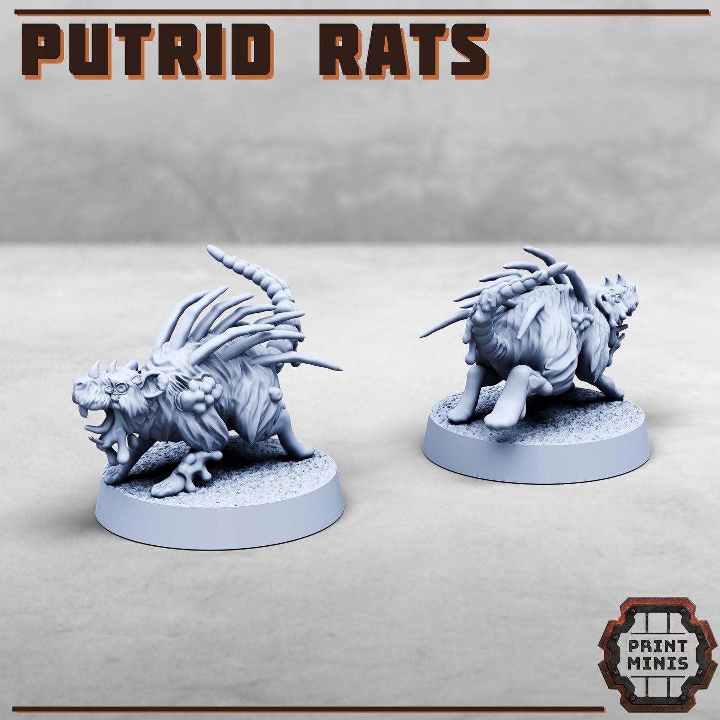 Putrid Rats (5 Variants Available) - Print Minis