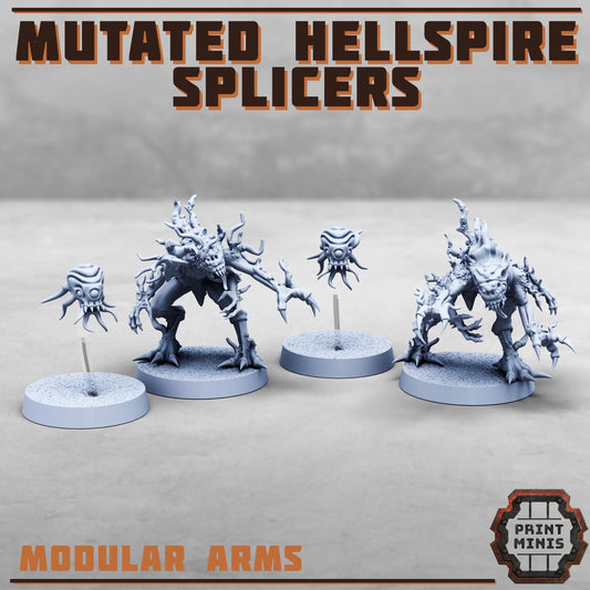 Mutated Hellspire Splicers (4 Variants Available) - Print Minis