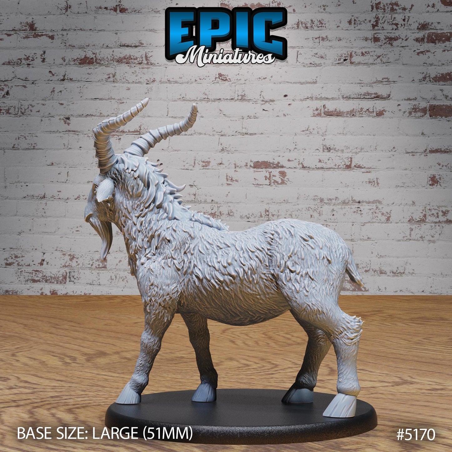 Giant Lightning Goat (3 Variants Available) - Epic Miniatures