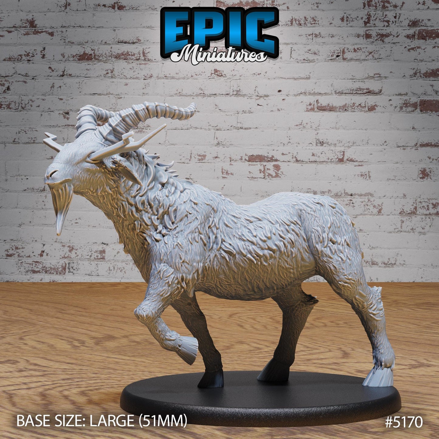 Giant Lightning Goat (3 Variants Available) - Epic Miniatures