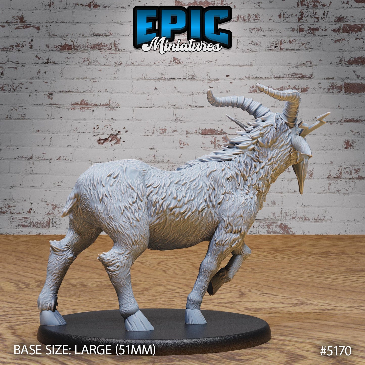 Giant Lightning Goat (3 Variants Available) - Epic Miniatures