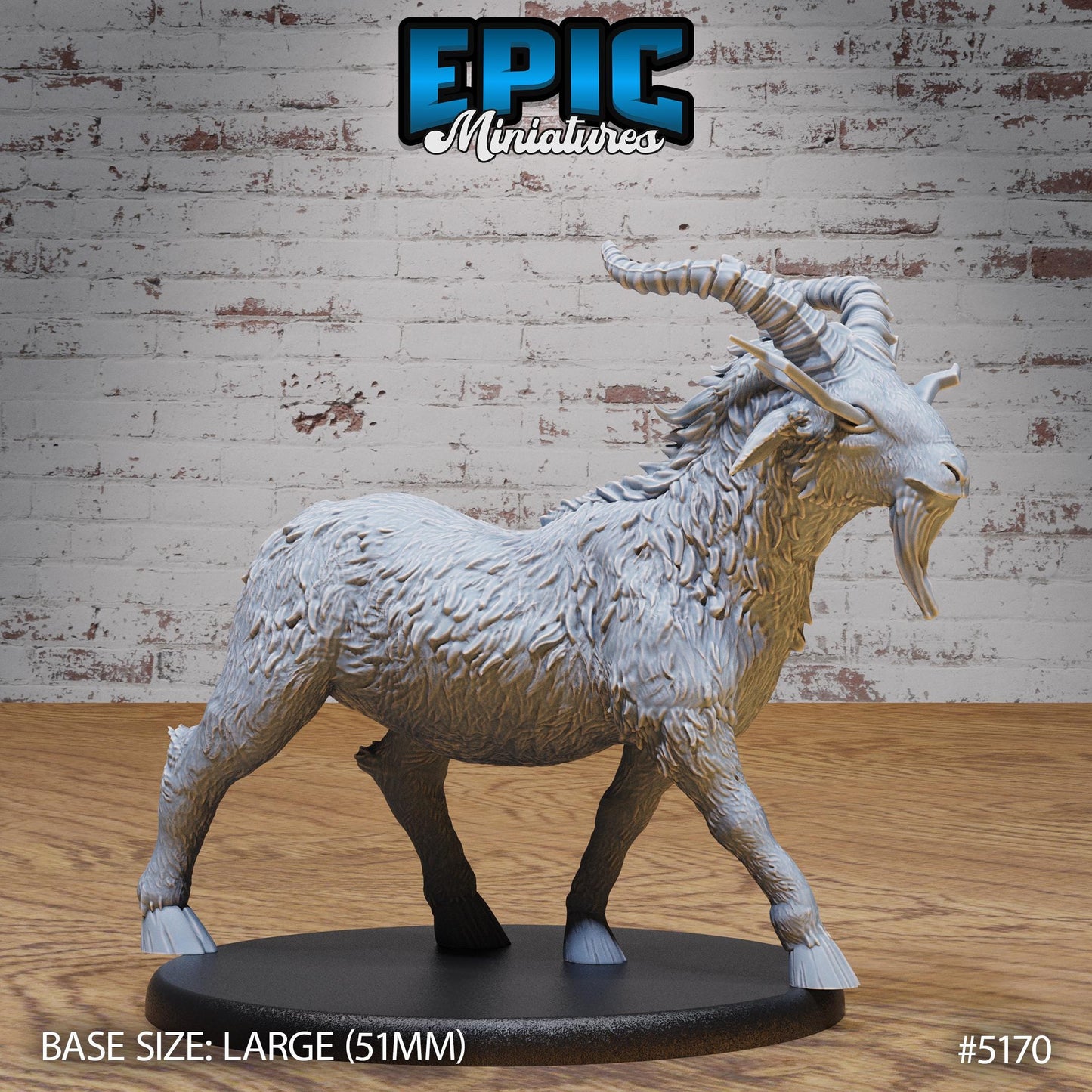 Giant Lightning Goat (3 Variants Available) - Epic Miniatures